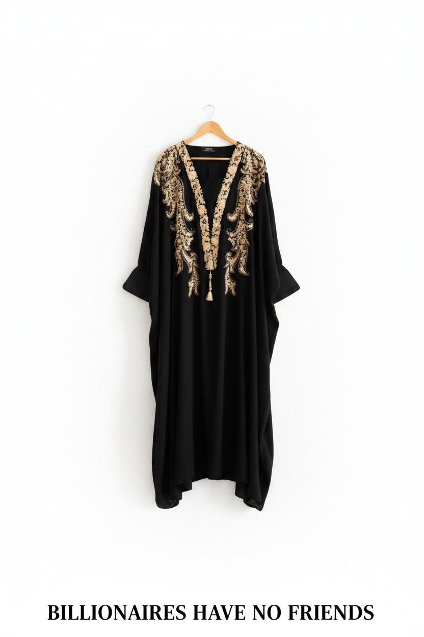 The Imperial Noir Kaftan