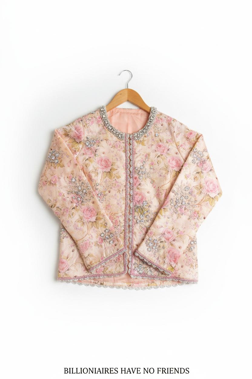 The Rose Bloom Jacket — full front view
