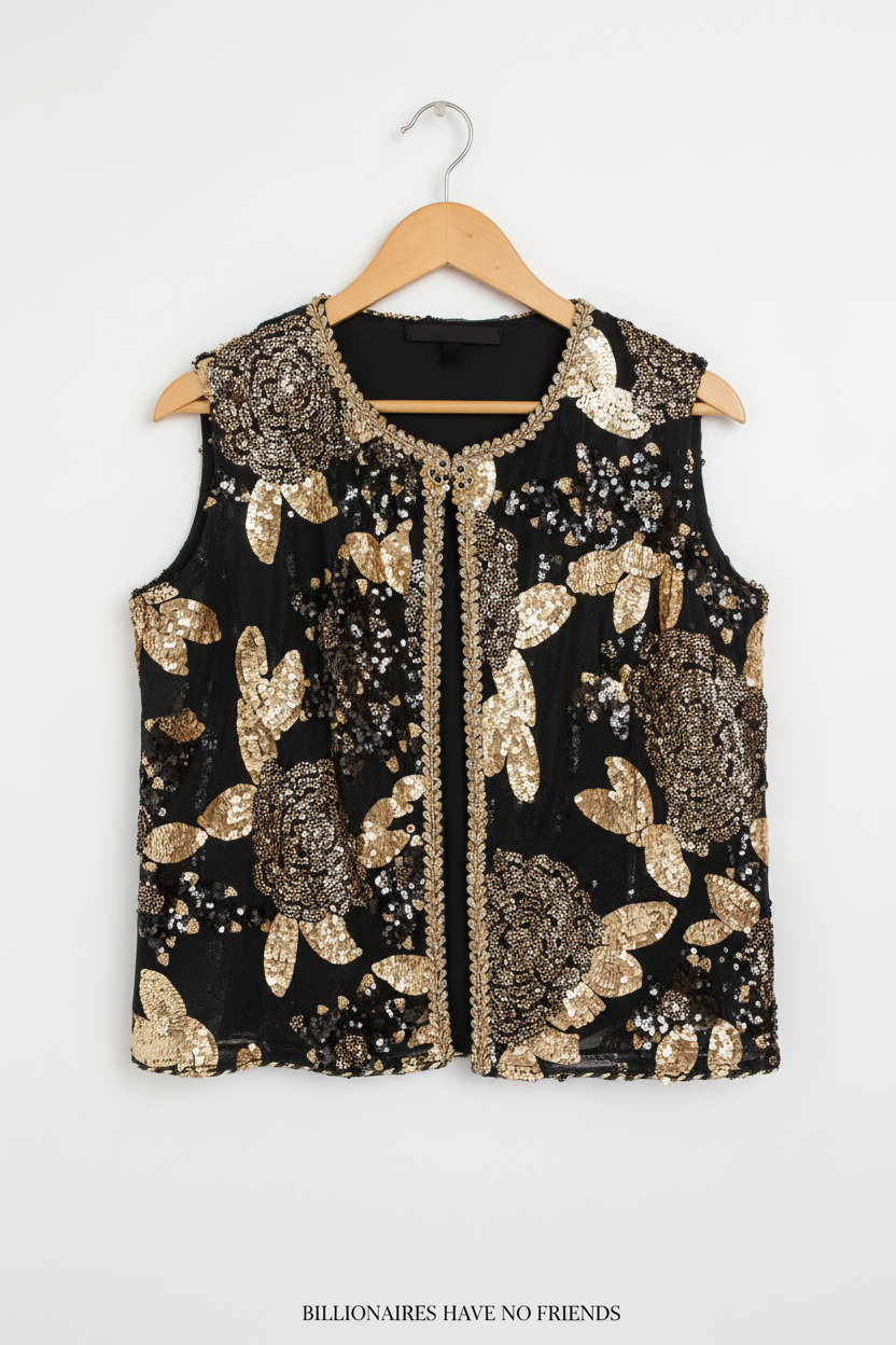 Sequin Vest - Detail