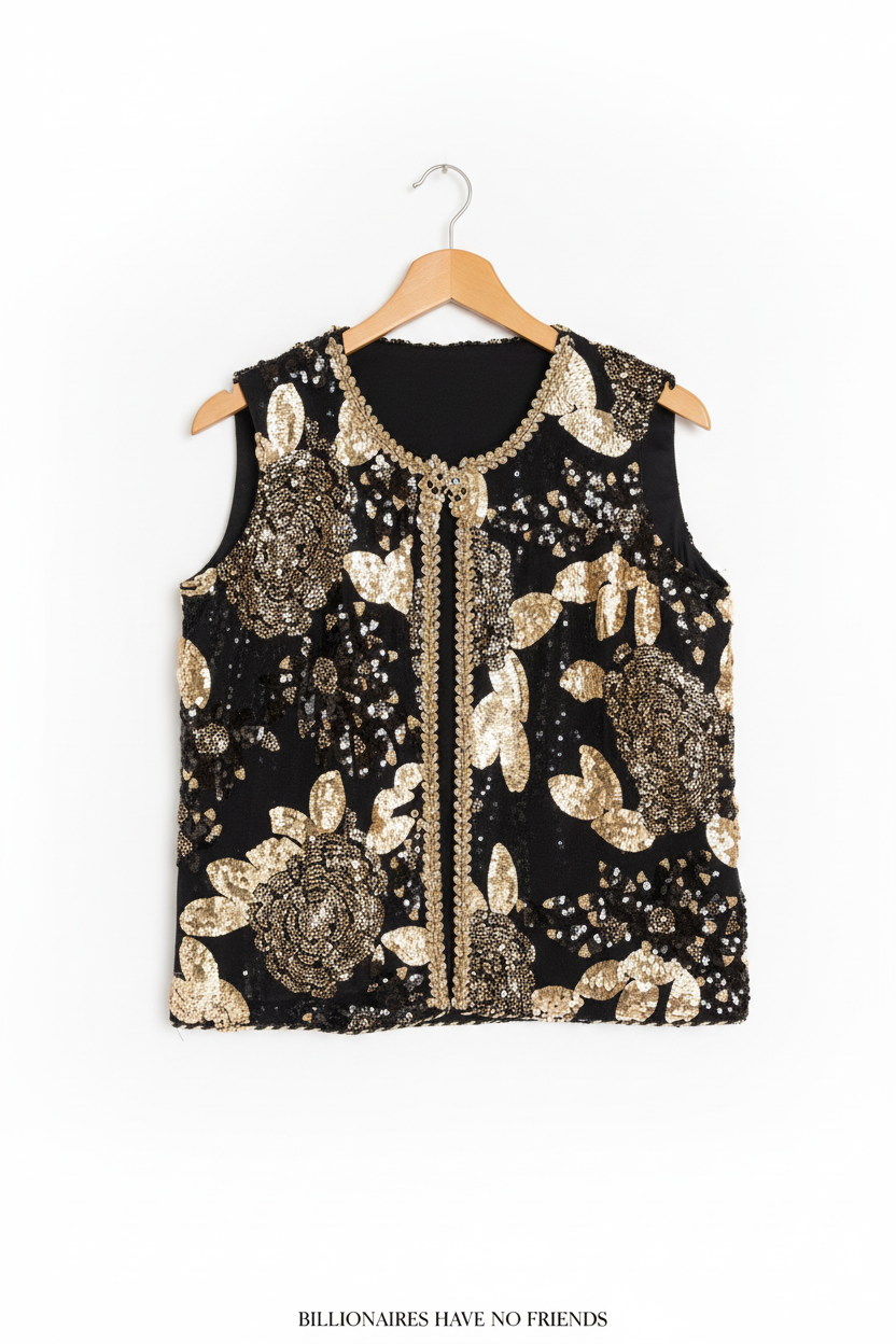 Sequin Vest - Front